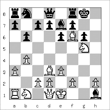 chess diagram of position leading to Backburne's Mate