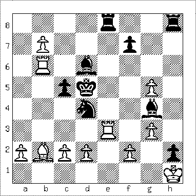 chess diagram of position leading to a Dovetail Mate