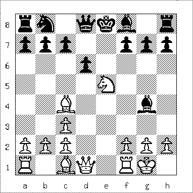 chess diagram of position leading to Legal's Mate