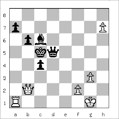 chess diagram of position leading to a Dovetail Mate