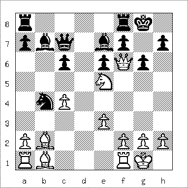 chess diagram of position leading to a Minor Piece Mate