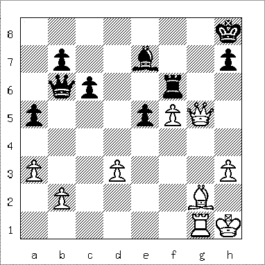 chess diagram of position leading to Anderssen's Mate