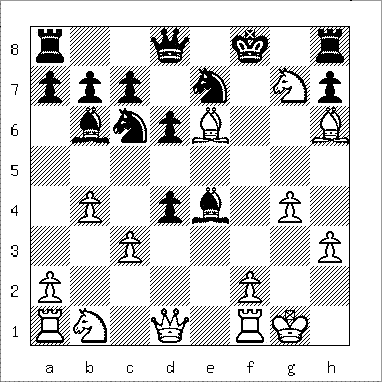 chess diagram of position leading to Backburne's Mate