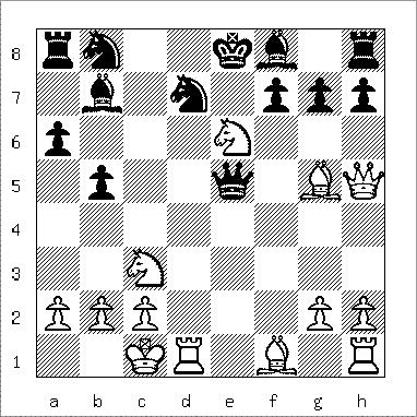 chess diagram of position leading to the Opera Mate