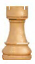 Photograp 
of the Rook chess piece (Staunton pattern)