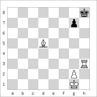 b&w chess diagram of Greco's Mate pattern
