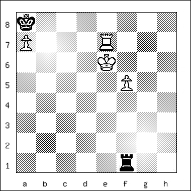 Chess diagram of Vandenburg-Buckendorf, Idaho Championship 1960, position after 62. Ke6